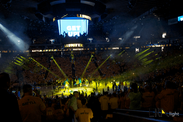 NBA in USA 2016 era lighting