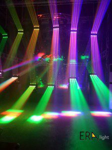 colors of 360 Roller 16x25W Led pixel beam moving head lighting YY-L1625R