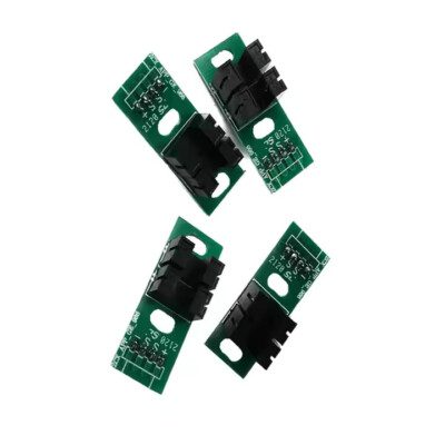 Optocoupler component for bar stage lights, ensuring isolated electrical circuit interconnection through light.